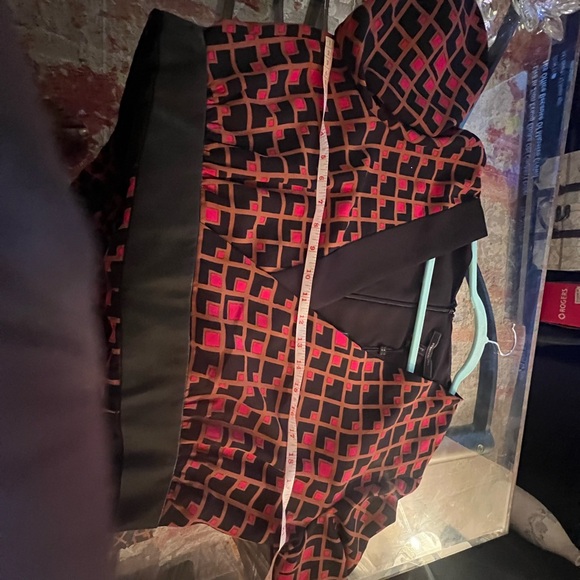 Bcbgmaxazria Geometric Wide- legged jumpsuit - Picture 10 of 16